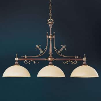 Troj-plameňová závesná lampa Kasíno - Image 2