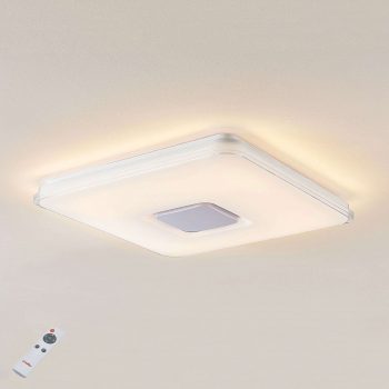 Stropné LED svietidlo Brajan 3 000–5 500 K hranaté