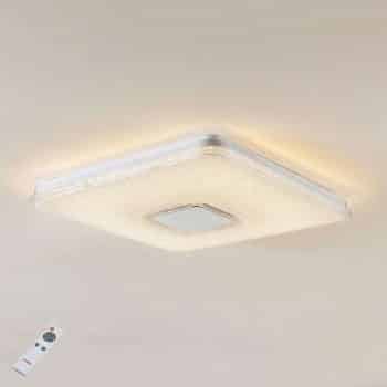 Stropné LED svietidlo Raina 3 000–5 500 K hranaté