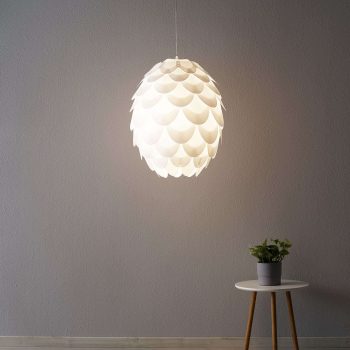Závesná lampa Marees v bielej, Ø 50 cm - Image 2