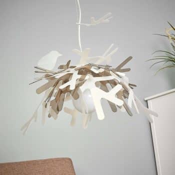 Slamp Luis – dizajnérska závesná lampa, zlatá - Image 2