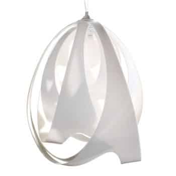 Slamp Goccia di Luce, závesná lampa, biela