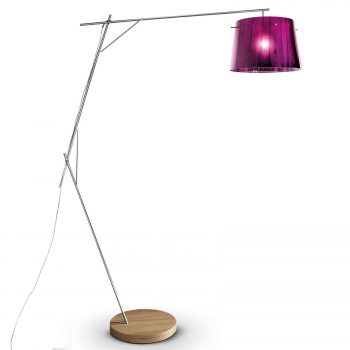 Slamp Woody – dizajnérska stojaca lampa, fialová