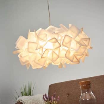 Slamp Clizia – dizajnérska závesná lampa, biela