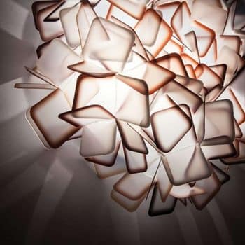Slamp Clizia dizajnérske nástenné svetlo, oranžové - Image 2