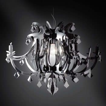 Slamp Ginetta – dizajnérska závesná lampa striebro - Image 2