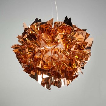 Slamp Veli meď – dizajnérska závesná lampa, 42 cm - Image 2