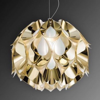 Slamp Flora – dizajnérska lampa, zlatá, 50 cm - Image 2