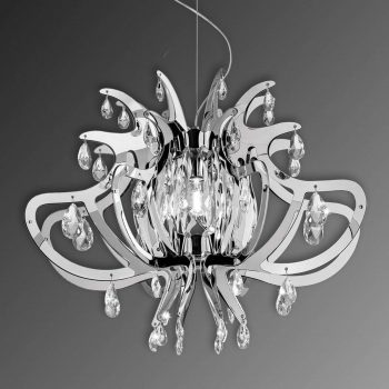 Slamp Lillibet dizajnérska závesná lampa striebro - Image 2
