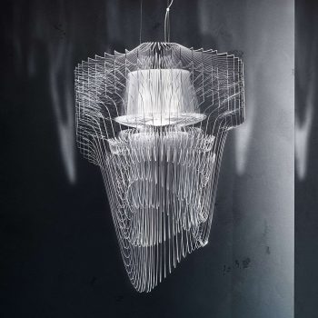Slamp Aria – LED závesná lampa, 75 cm, číra - Image 2