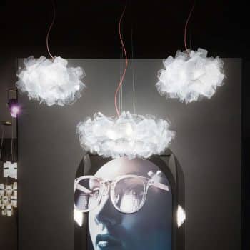 Slamp Clizia Pixel lampa, červená kábel, Ø 53 cm - Image 2