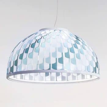 Slamp Dome LED závesná lampa, Ø 55 cm, modrá - Image 2