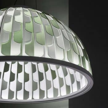 Slamp Dome LED závesná lampa, Ø 55 cm, zelená - Image 2