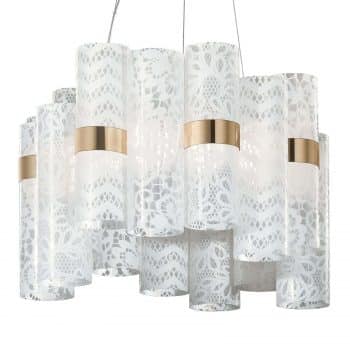 Slamp La Lollo Medium závesná lampa, biela