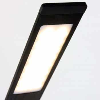 Čierna stojaca LED lampa Serenade so stmievačom - Image 2