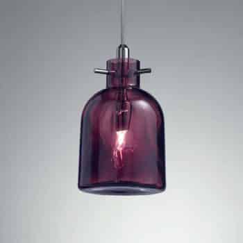 Bossa Nova – závesná lampa 11 cm ametyst - Image 2
