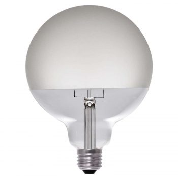 LED žiarovka Globe polomatná E27 8W teplá biela