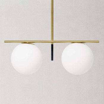 Závesná lampa Jugen, dvoj-plameňová