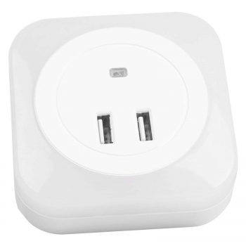 Nočné LED svetlo, snímač USB konektor hranaté - Image 2