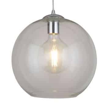 Guľovitá sklenená závesná lampa Balls