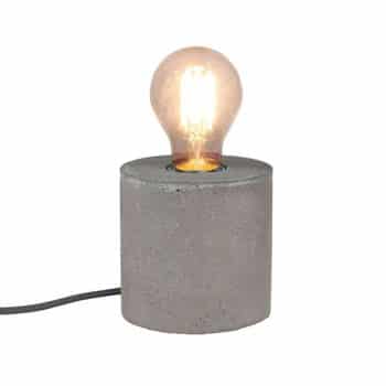 Strong – betónová stolná lampa v okrúhlom tvare