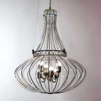 Závesná lampa Doge, 81 cm