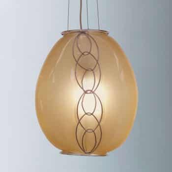 Závesná lampa Catena – ručne vyrobená
