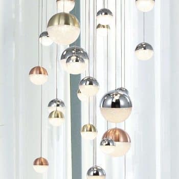 Závesné LED svietidlo Sphere, viacfarebné, 27-pl. - Image 2