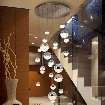 Závesné LED svietidlo Sphere, viacfarebné, 27-pl.