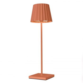 Stolná LED lampa Troll vonkajšia, oranžová