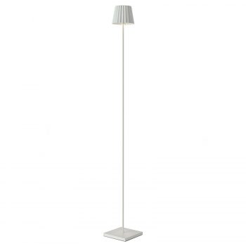 Stojaca LED lampa Troll vonkajšia, biela