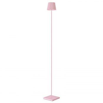Stojaca LED lampa Troll vonkajšia, ružová