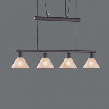 Vznešená závesná lampa Vlak, 4-plameňová - Image 2