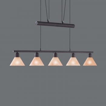 Vznešená závesná lampa Vlak, 5-plameňová - Image 2