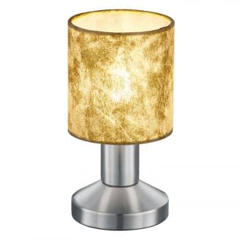 Stolná lampa Garda s plastovým tienidlom zlatá
