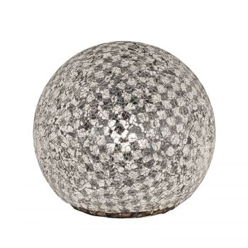 Sklenená stolná lampa Mosaique, 20 cm