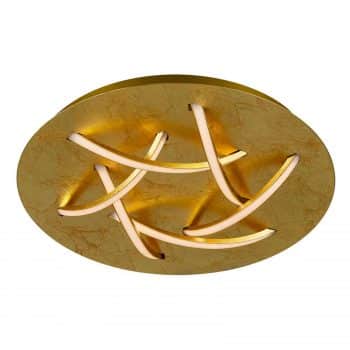 Stropné LED svietidlo Dolphin, zlaté, Ø 45 cm - Image 2