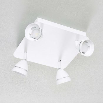 Trio WiZ Gemini stropné LED svietidlo 4-pl. biele - Image 2