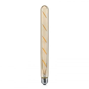 LED tyčová žiarovka E27 4W 2 700 K jantár