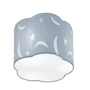 Stropné svietidlo Moony 25 cm pastelová modrá - Image 2