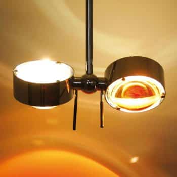 Nastaviteľná závesná lampa PUK CEILING 2-plameňová