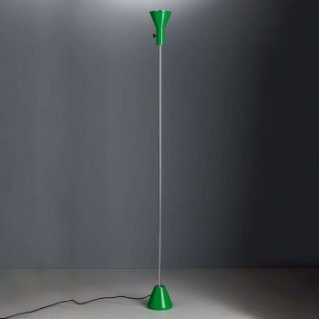 TECNOLUMEN Gru – stojaca LED lampa zelená