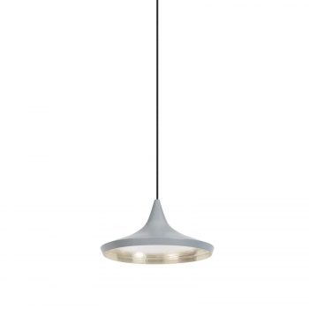 Tom Dixon Beat Wide – sivá mosadzná závesná lampa - Image 2
