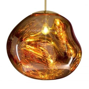 Tom Dixon Melt – závesná lampa v zlate