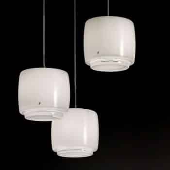 Sklenená závesná lampa Bot, Ø 16 cm - Image 2