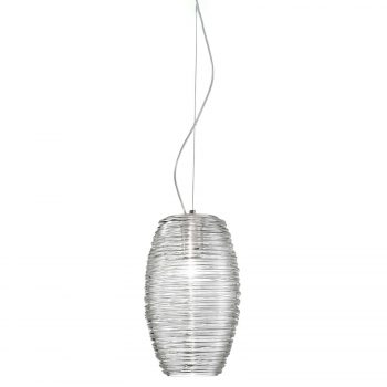 Závesná lampa Damasco číra Ø 15 cm - Image 2