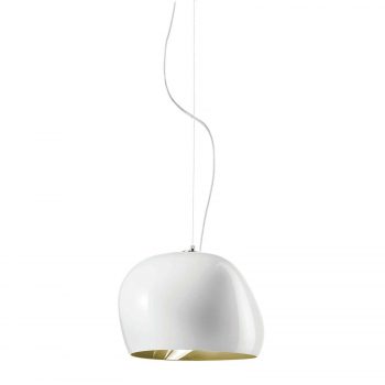 Závesná lampa Surface Ø 40 cm E27 biela/zelená - Image 2