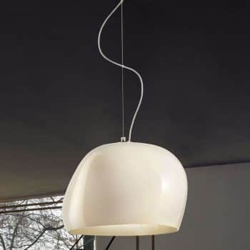 Závesná lampa Surface Ø 40cm E27 biela/matná biela - Image 2