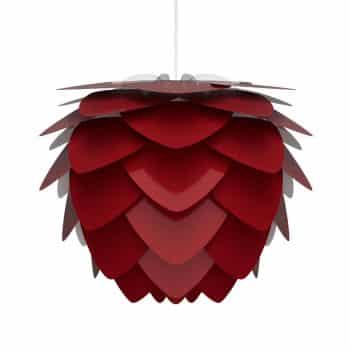 UMAGE Aluvia mini závesná lampa rubínovo-červená
