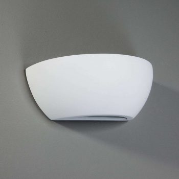 Nástenné svietidlo Felia zo sadry, biele - Image 2
